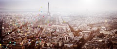 David Drebin - Balloons Over Paris, Photography 2010, Printed After