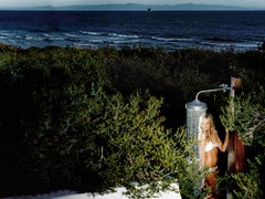 David Drebin - Beach Shower, Photography 2005, Imprimé d'après