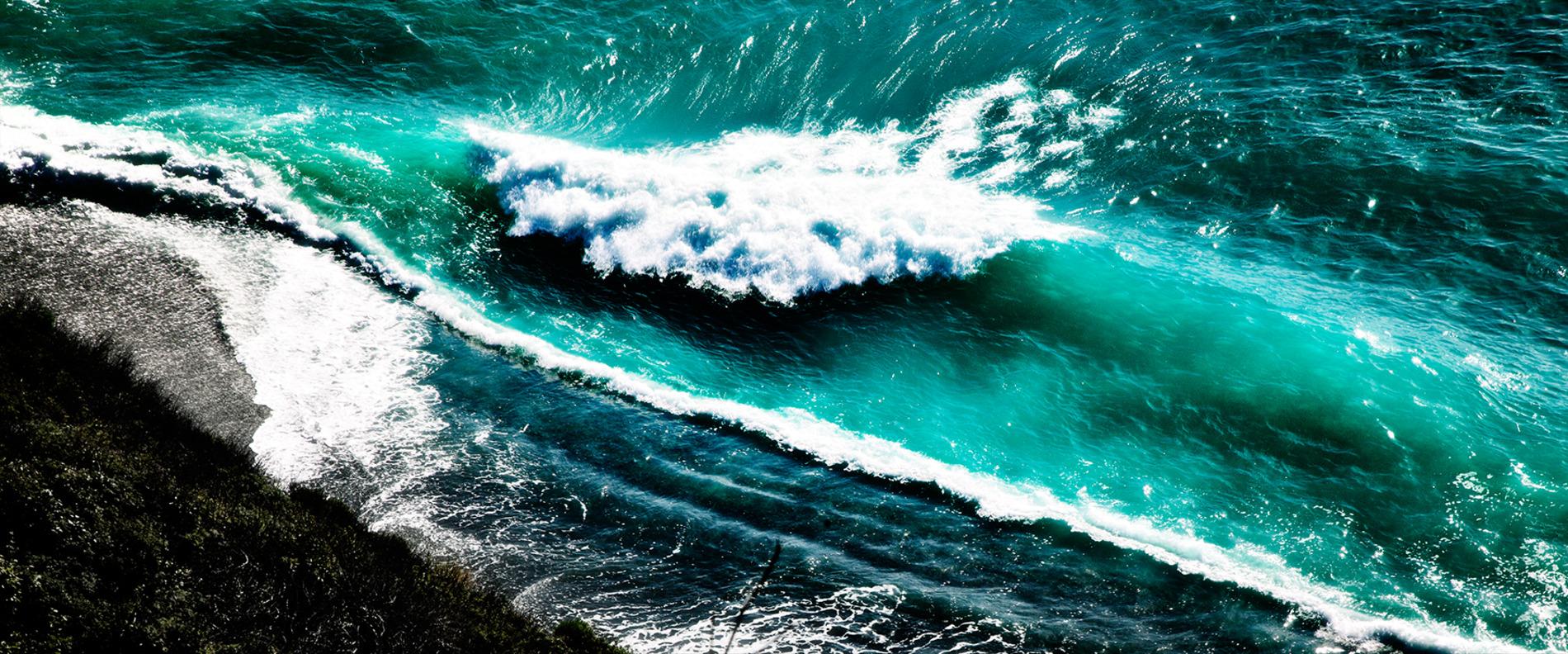 David Drebin - Crashing Waves, photographie 2010, imprimée d'après