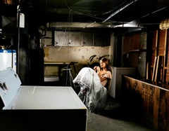 David Drebin - Girl And Washer, Photography 2001, Printed After