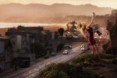 David Drebin - Selfie en Malibú, Fotografía 2018, Impresión posterior