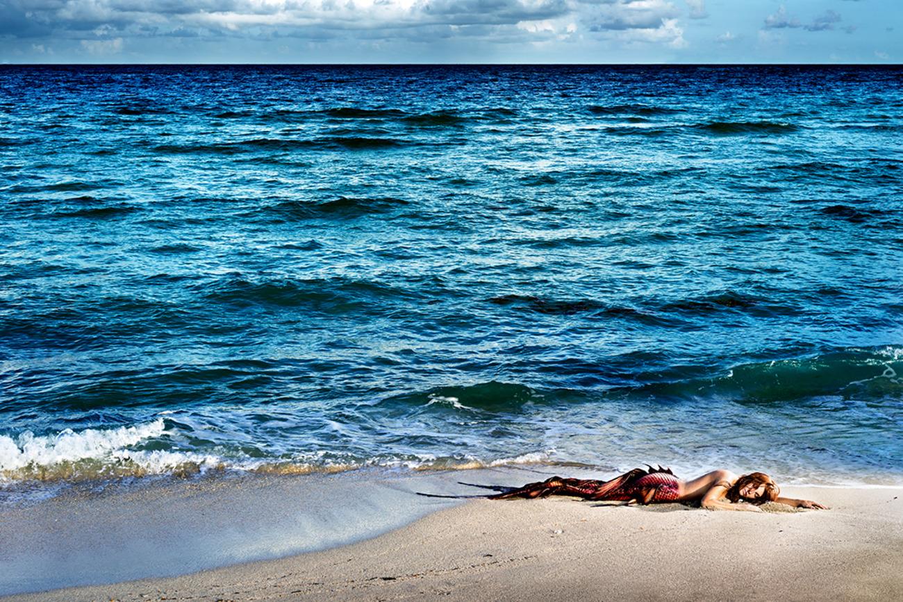 David Drebin - Mermaid In Paradise II, photographie 2014, imprimée d'après
