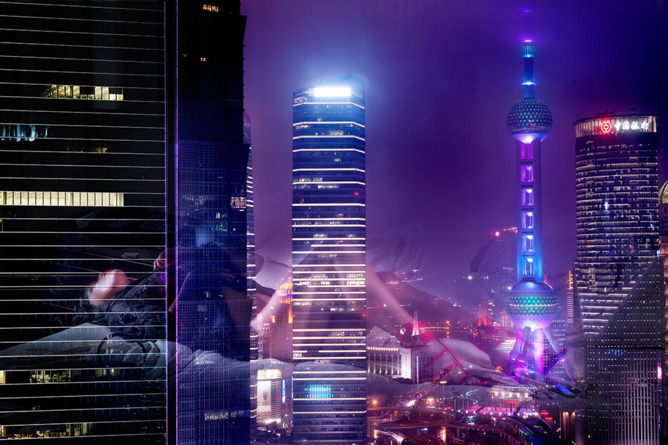 David Drebin - Noches de Shanghai, Fotografía 2015, Impresión posterior