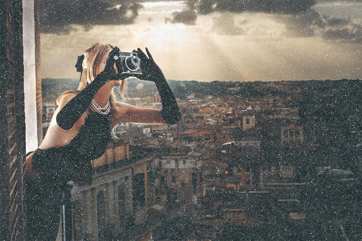 Color Photograph de David Drebin - DAVID DREBIN La Gran Belleza (versión Polvo de Diamante) Arte Contemporáneo
