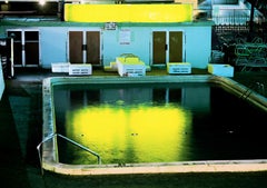 David Drebin – Gelber Pool, Fotografie 2001, Nachdruck gedruckt