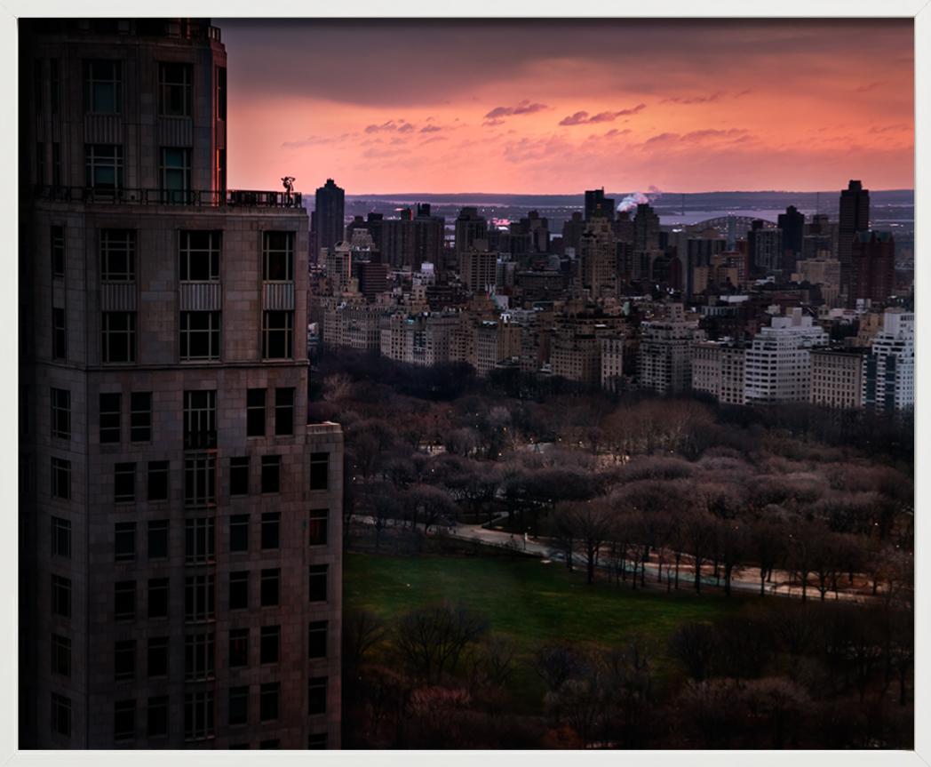 Girl over Central Park - New York during Sunset, Fine Art Photography, 2012 For Sale 3