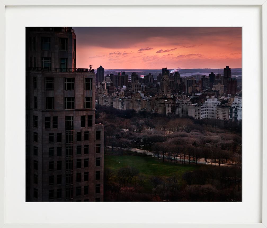 Girl over Central Park - New York during Sunset, Fine Art Photography, 2012 For Sale 4