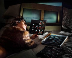 Girl with contacts by David Drebin