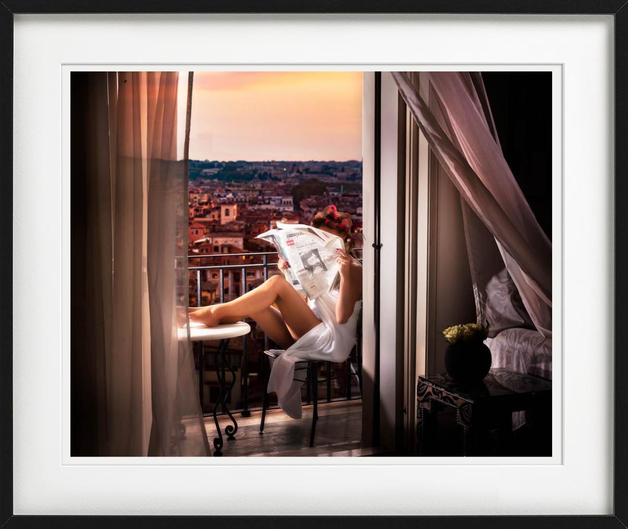 Italian Daze, Kunstfotografie (Schwarz), Landscape Photograph, von David Drebin