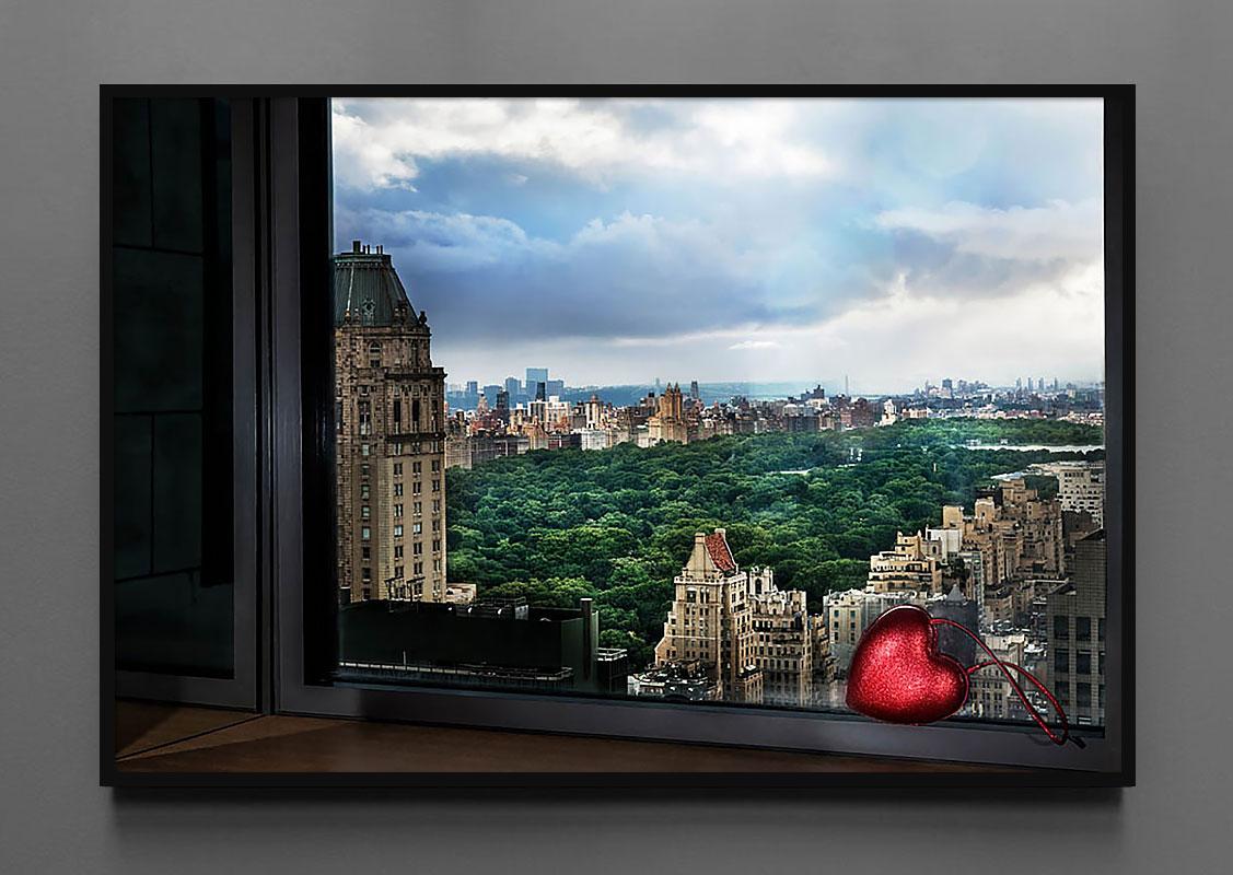 Love over Central Park, David Drebin, photographie d'art à tirage limité encadrée en vente 1