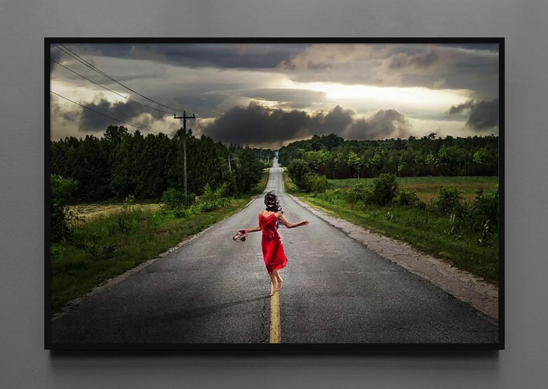 On the road again by David Drebin, Limited Edition Fine Art Photograph Framed For Sale 1