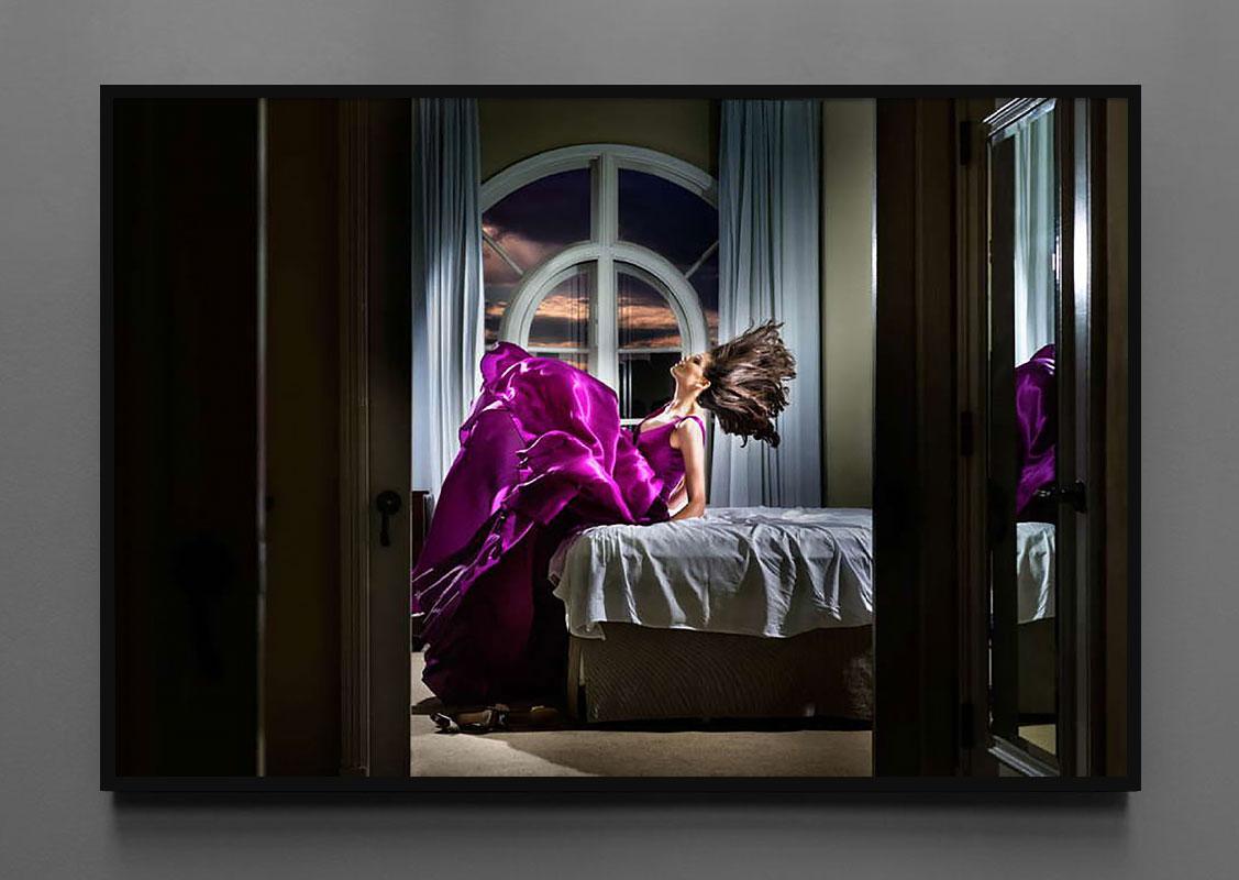 Purple Starlet par David Drebin, photographie d'art à tirage limité encadrée en vente 1