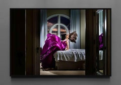 Purple Starlet von David Drebin, limitierte Auflage Kunstfotografie gerahmt