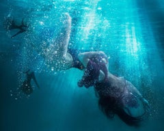 Showstopper Chromogenic Print, Contemporary Portrait, Underwater