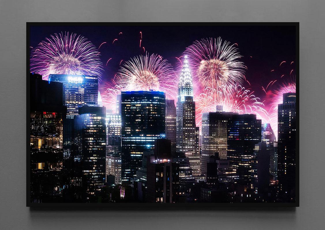 Sleepless in New York, David Drebin, photographie d'art à tirage limité encadrée en vente 1