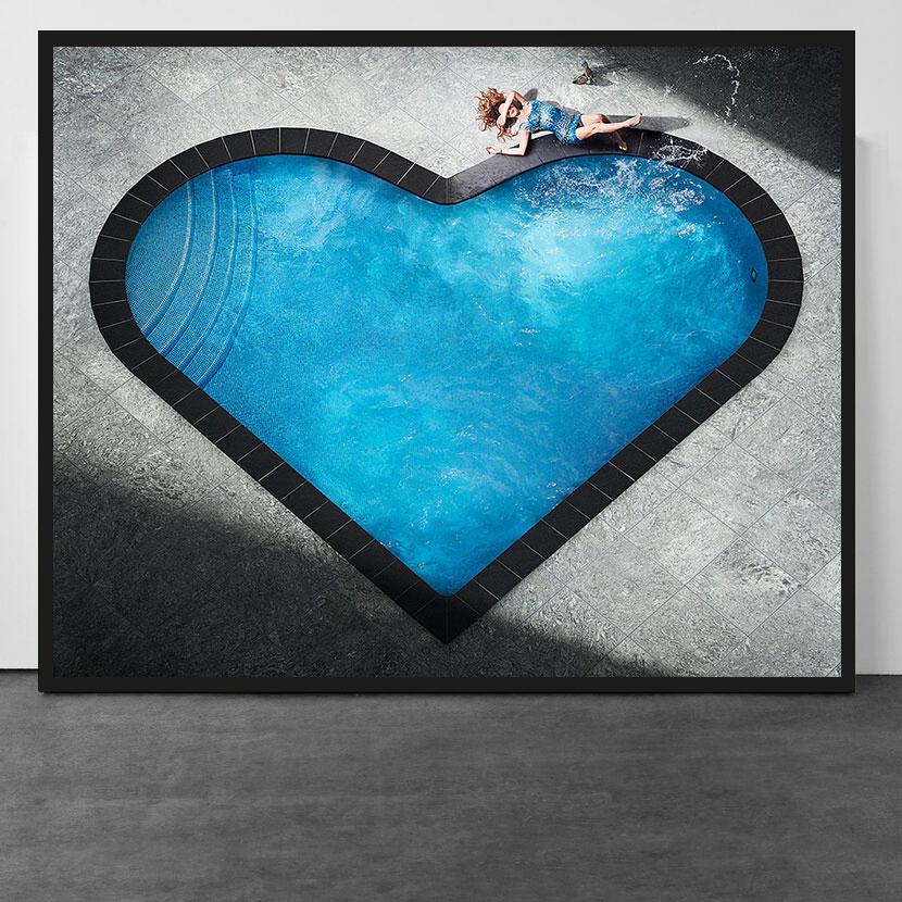 Splashing Heart – Photograph von David Drebin