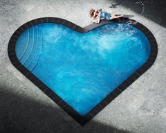 Splashing Heart Chromogenic Print, Contemporary, Unframed, 48x60"