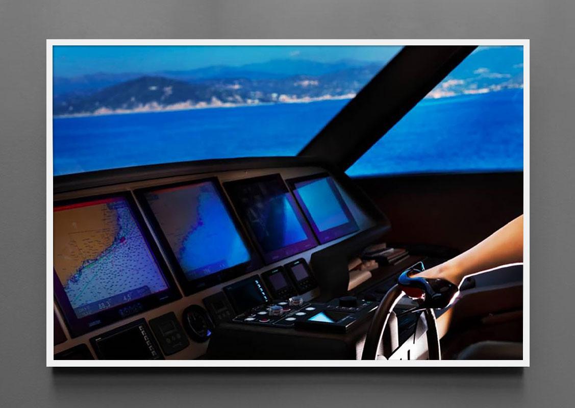 Steering Ship par David Drebin, photographie d'art à tirage limité encadrée en vente 2