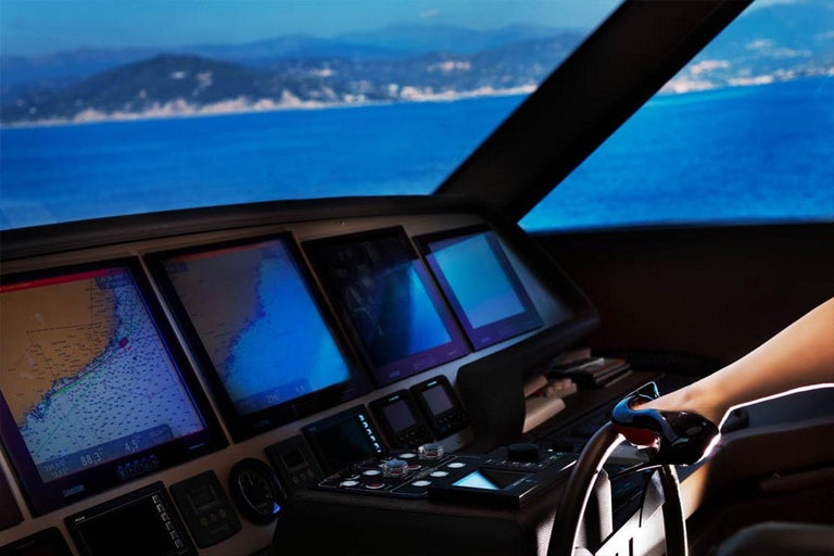 David Drebin Color Photograph - Steering Ship