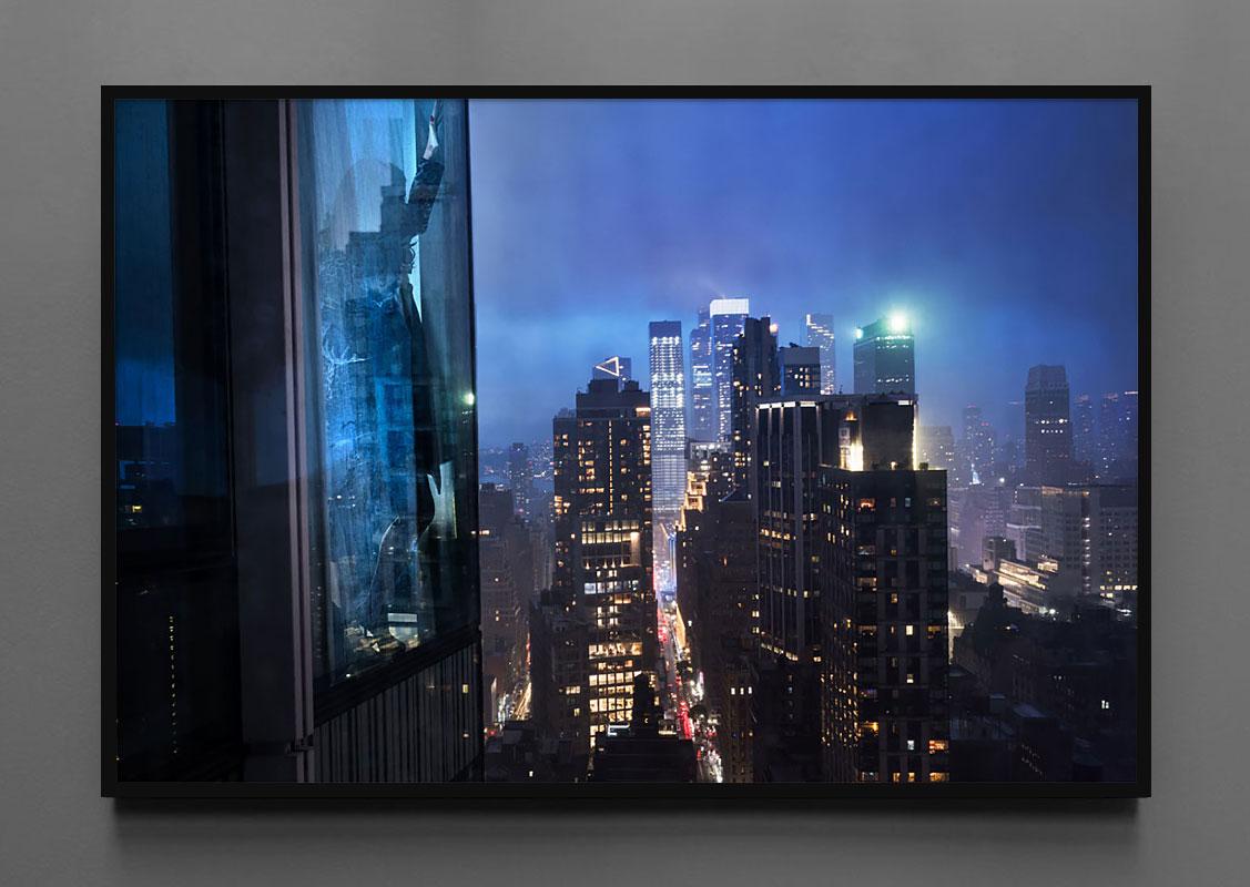 Waiting for Batman par David Drebin, Photographie Fine Art en édition limitée encadrée en vente 1