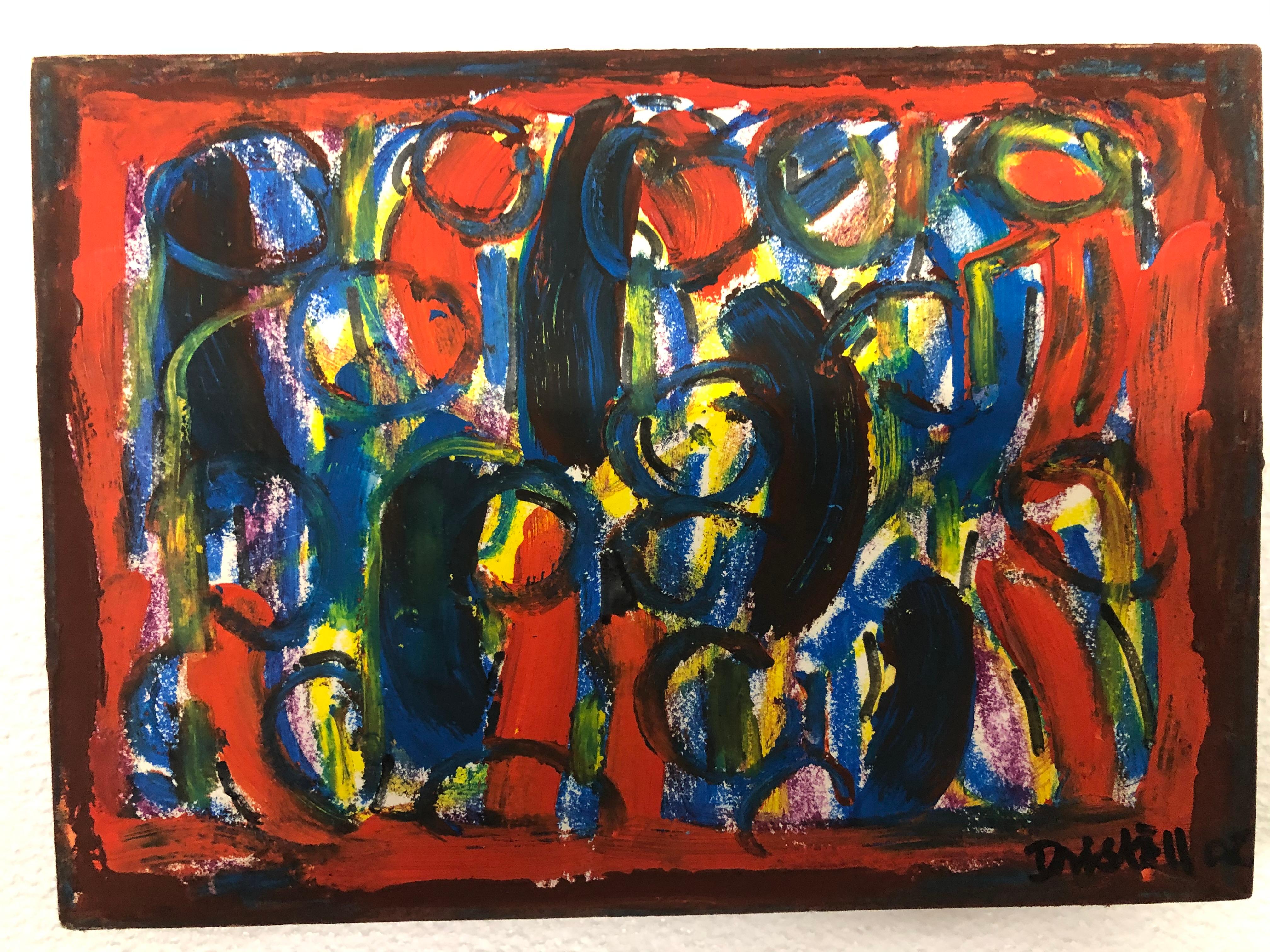 David Driskell: 1931-2010. Artista afroamericano importante y bien cotizado, con resultados en subasta superiores a 47.000 $. Sus precios siguen subiendo, lo que hace que esta pequeña joya espectacular sea también una gran inversión. Es un óleo