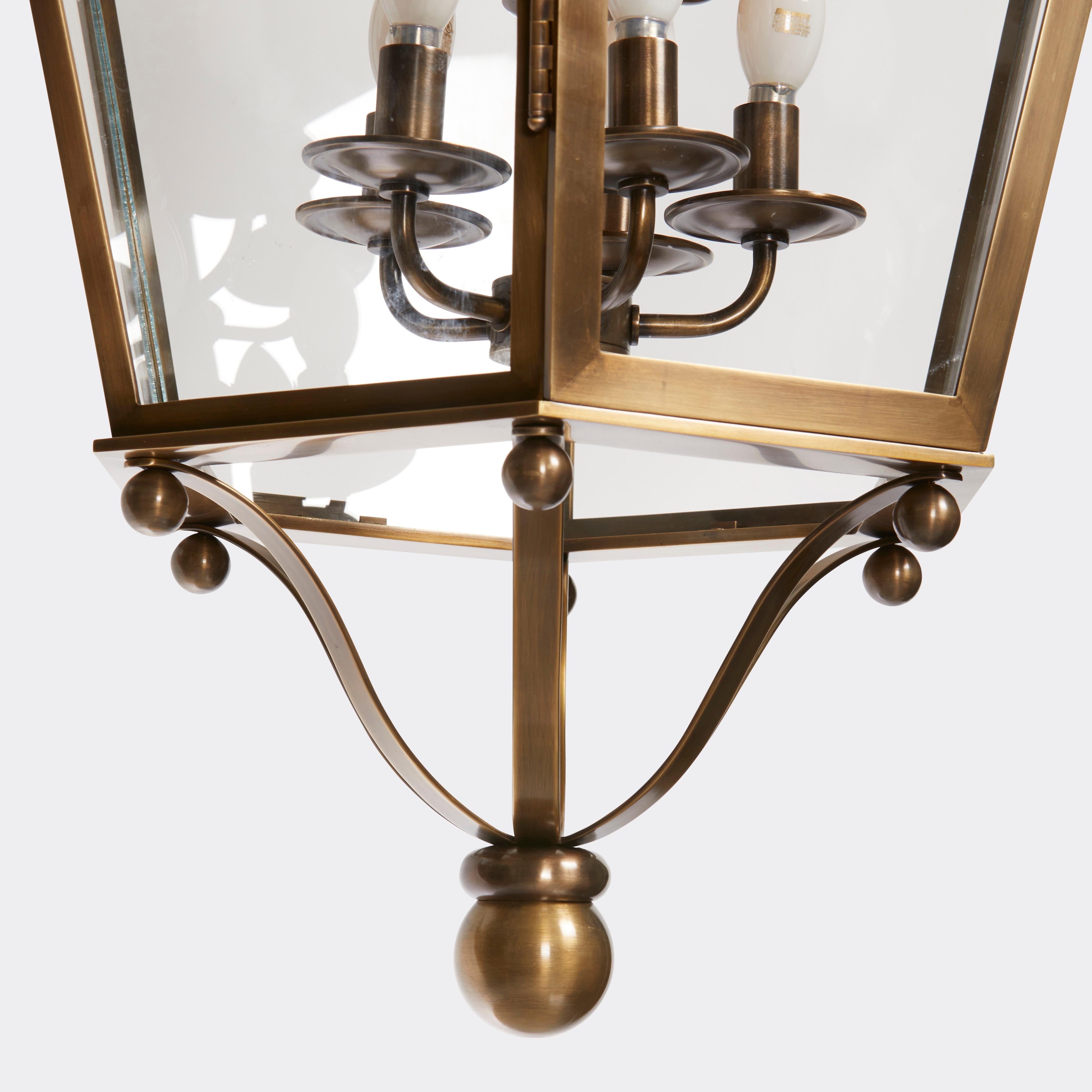 Brass David Duncan Studio Cushing Lantern For Sale