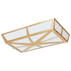 David Duncan Studio Rectangular Compass Flush Mount