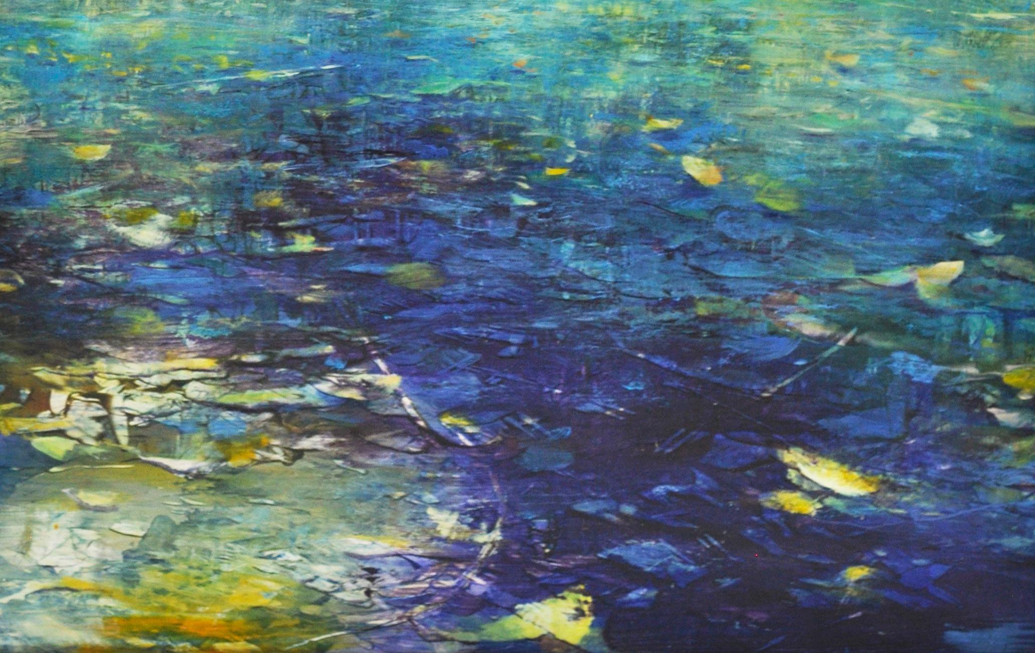 Across the Stream - Painting by David Dunlop