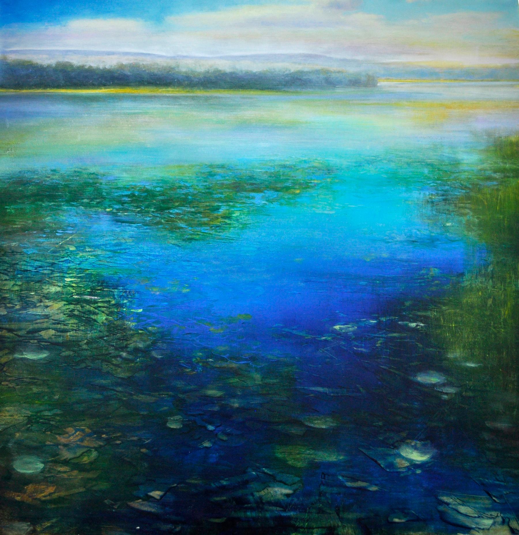 Landscape Painting di David Dunlop - Oltre il blu