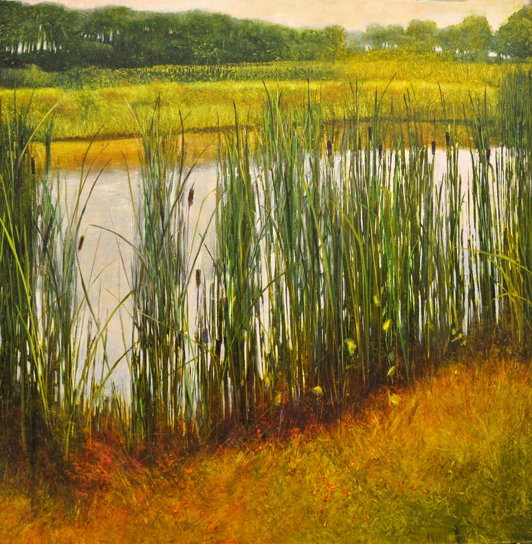 David Dunlop Landscape Painting - Summer Fades to Fall