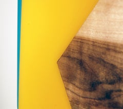 Puzzle 103, David E. Peterson, Contemporary Colorful Wooden Wall Sculpture