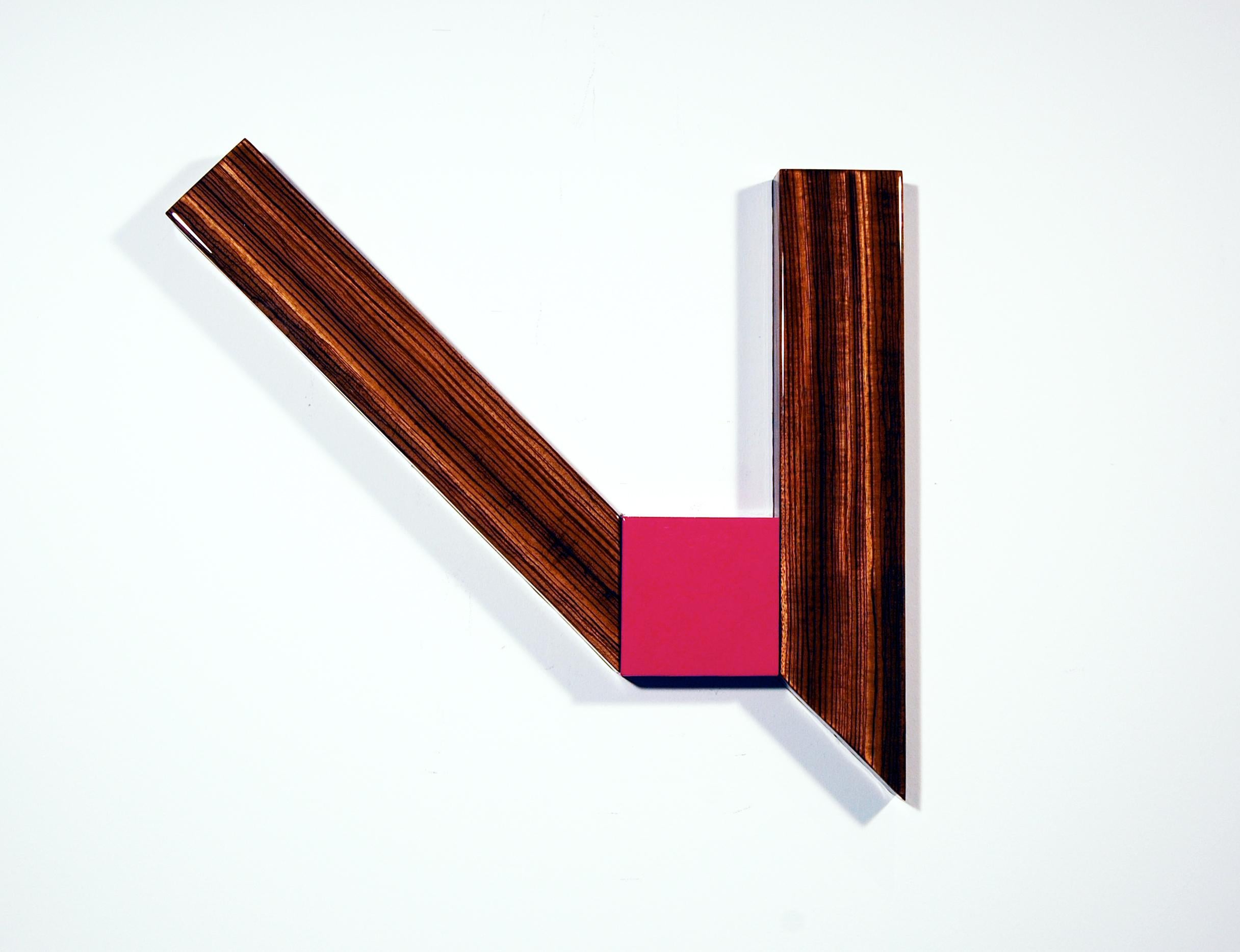 Puzzle 92, David E. Peterson, Abstract and Modern Colorful Wooden Wall Sculpture