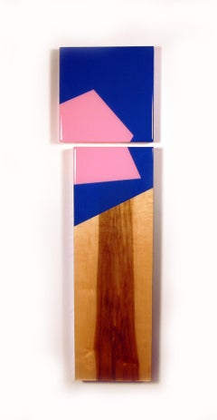 Puzzle 98, David E. Peterson, Contemporary Colorful Wooden Wall Sculpture