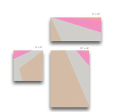 Puzzle #TBD: Colorful 3-Piece Geometric Abstract Wall Sculpture Commission