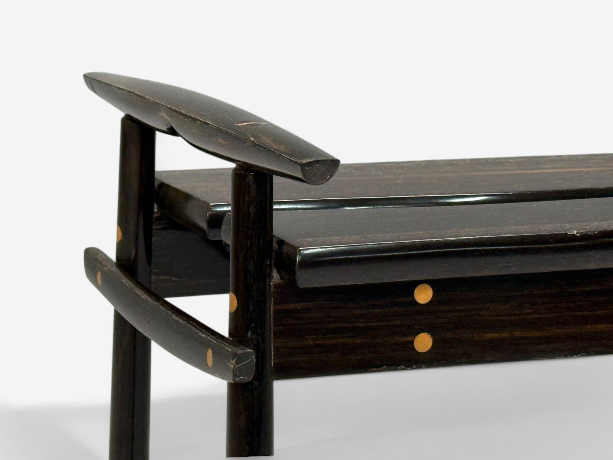 David Ebner, Studio americano di artigianato, Wood Wood, raro tavolino Torii, USA, 1984 in vendita 1