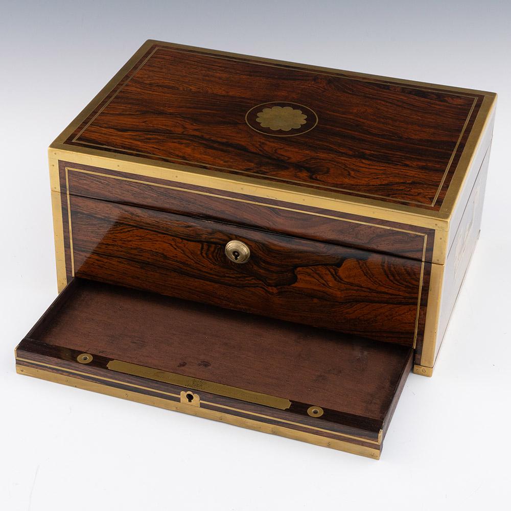 David Edwards Georgian Antique Jewellery Box c1830 6