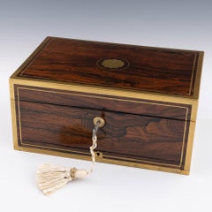 David Edwards Georgian Antique Jewellery Box c1830
