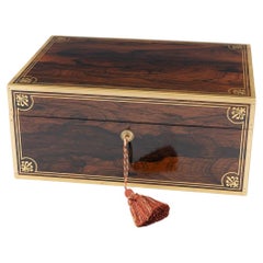 David Edwards Georgian Antique Jewellery Box c1830