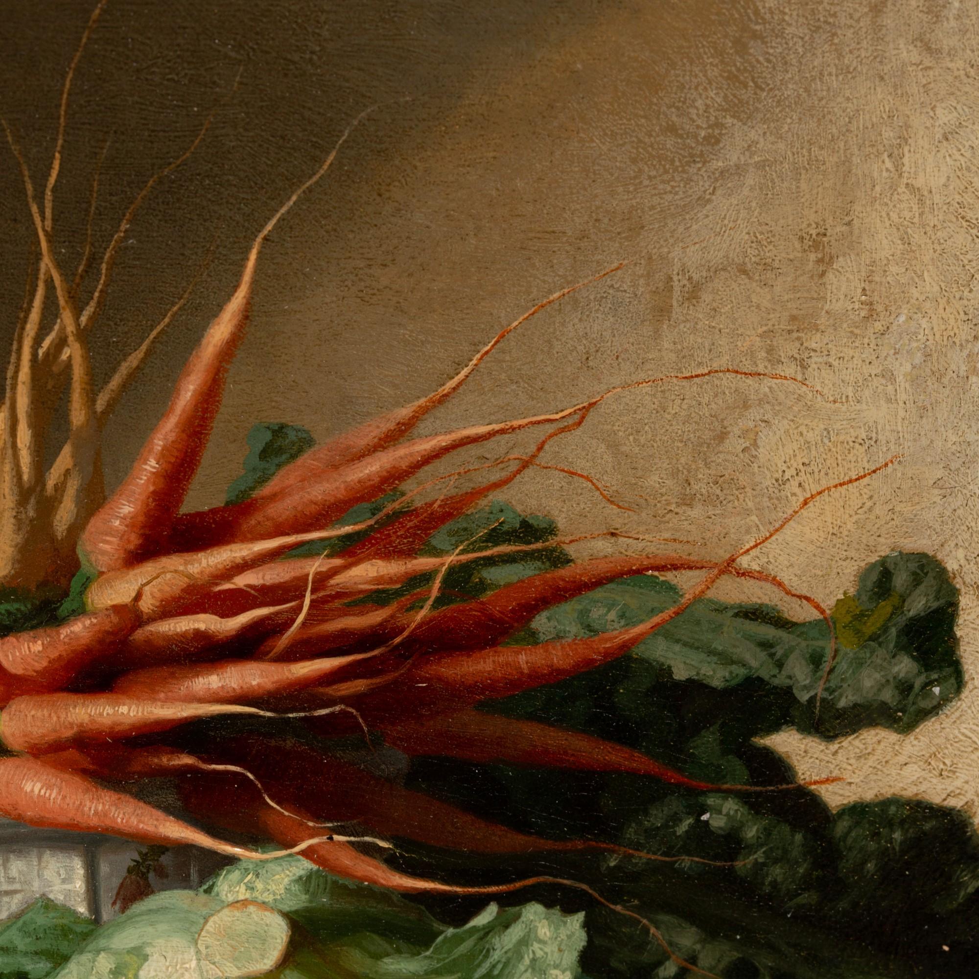 David Émile Joseph de Noter (1825 - 1892) Vegetables in a flowerpot, still life Oil on panel signed lower right David de Noter.
panel: 27*33cm

 
David-Émile-Joseph De Noter hailed from a clan of artisans, each kinfolk—his father, Jean-Baptiste de