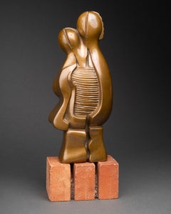 David Erevantzi ( 1940-Armenia) : „Maternity“, Original-Skulptur, ca. 1980-85