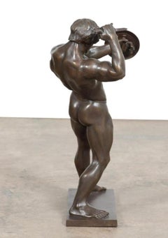 David Eugene Henry, "the Warrior", American Bronze Figure Statue