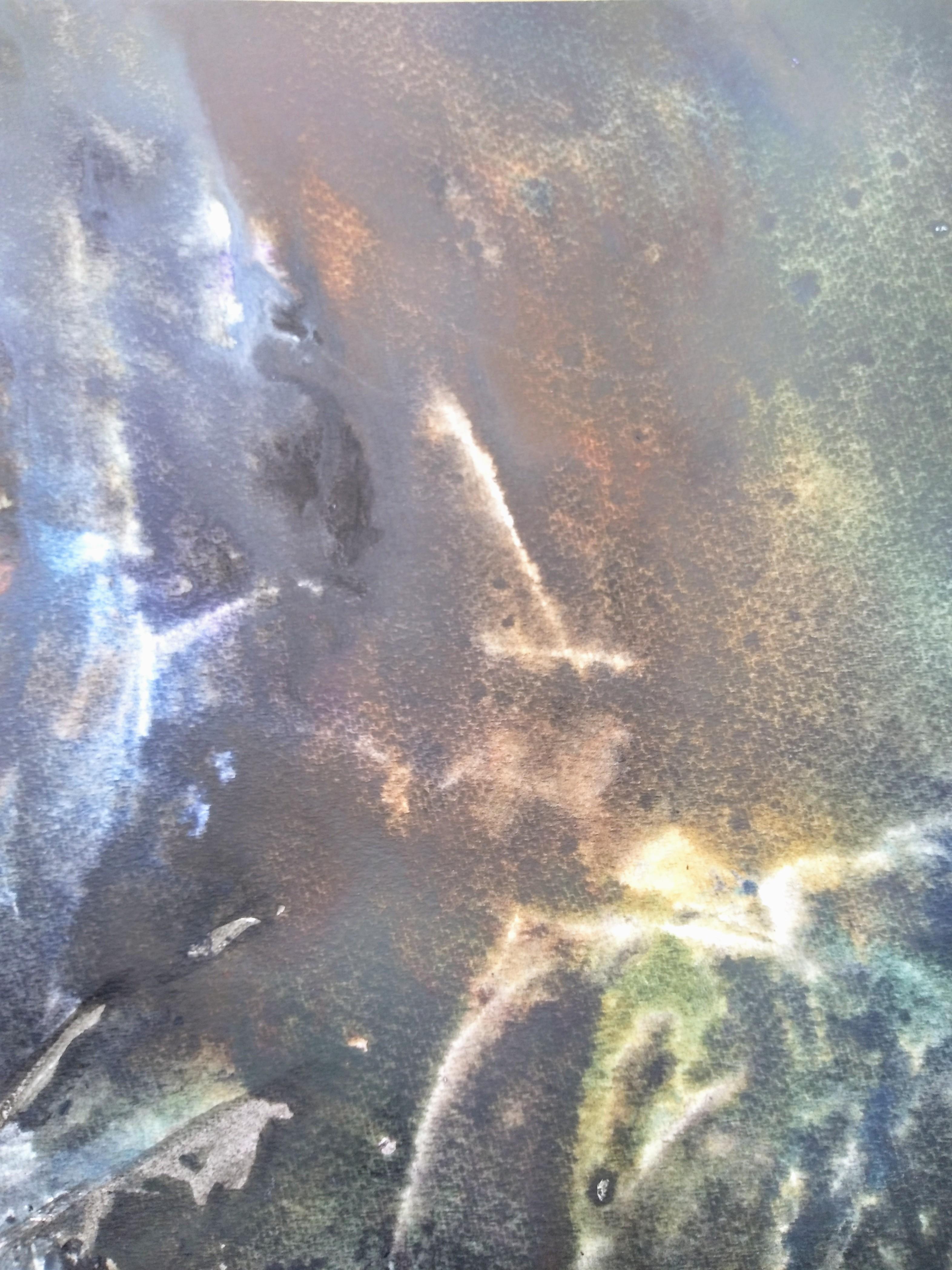 David F. Gatling Acryl auf Bogenpapier, David F. Gatling (Handbemalt) im Angebot