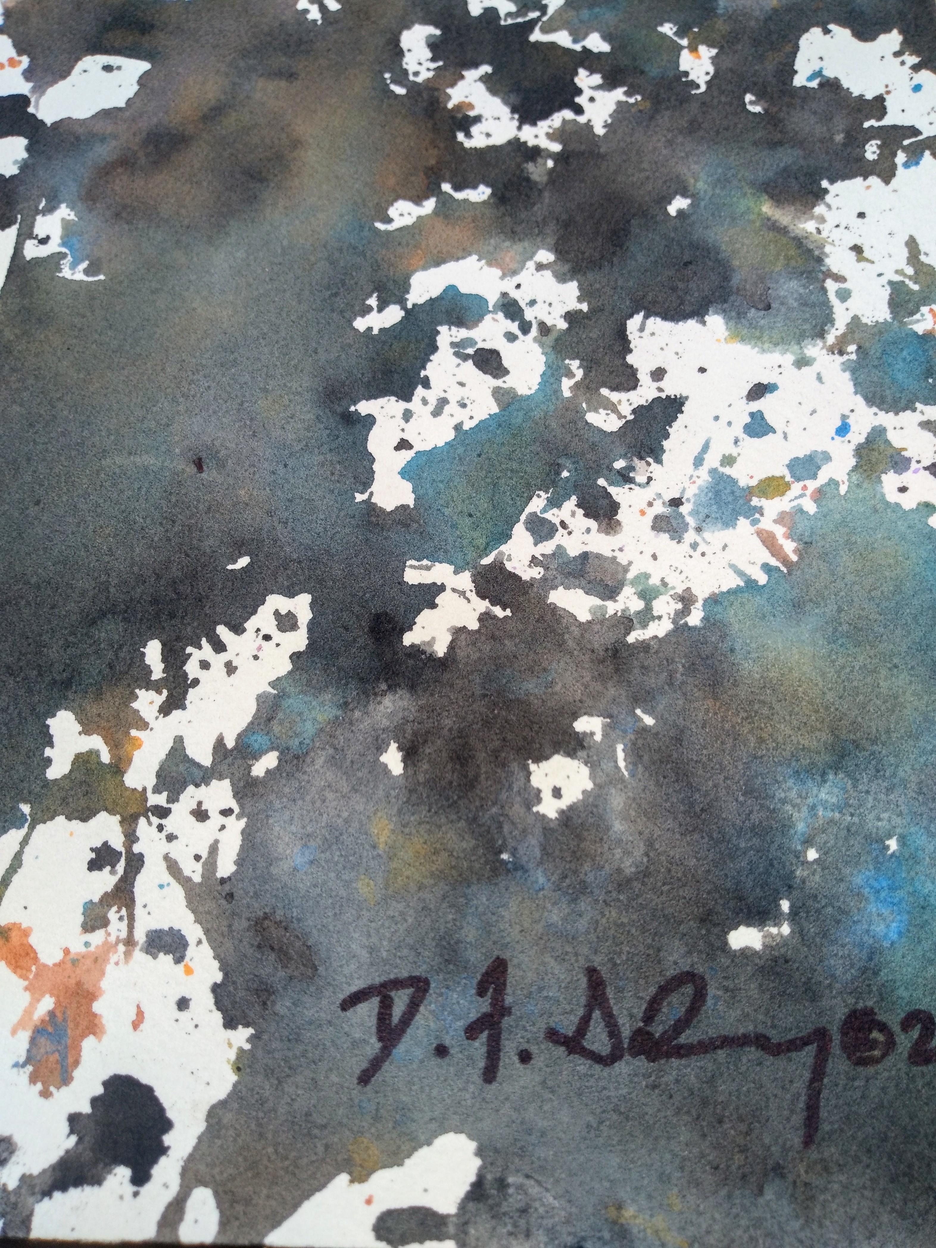 David F. Gatling Acryl auf Bogenpapier, David F. Gatling (Handbemalt) im Angebot
