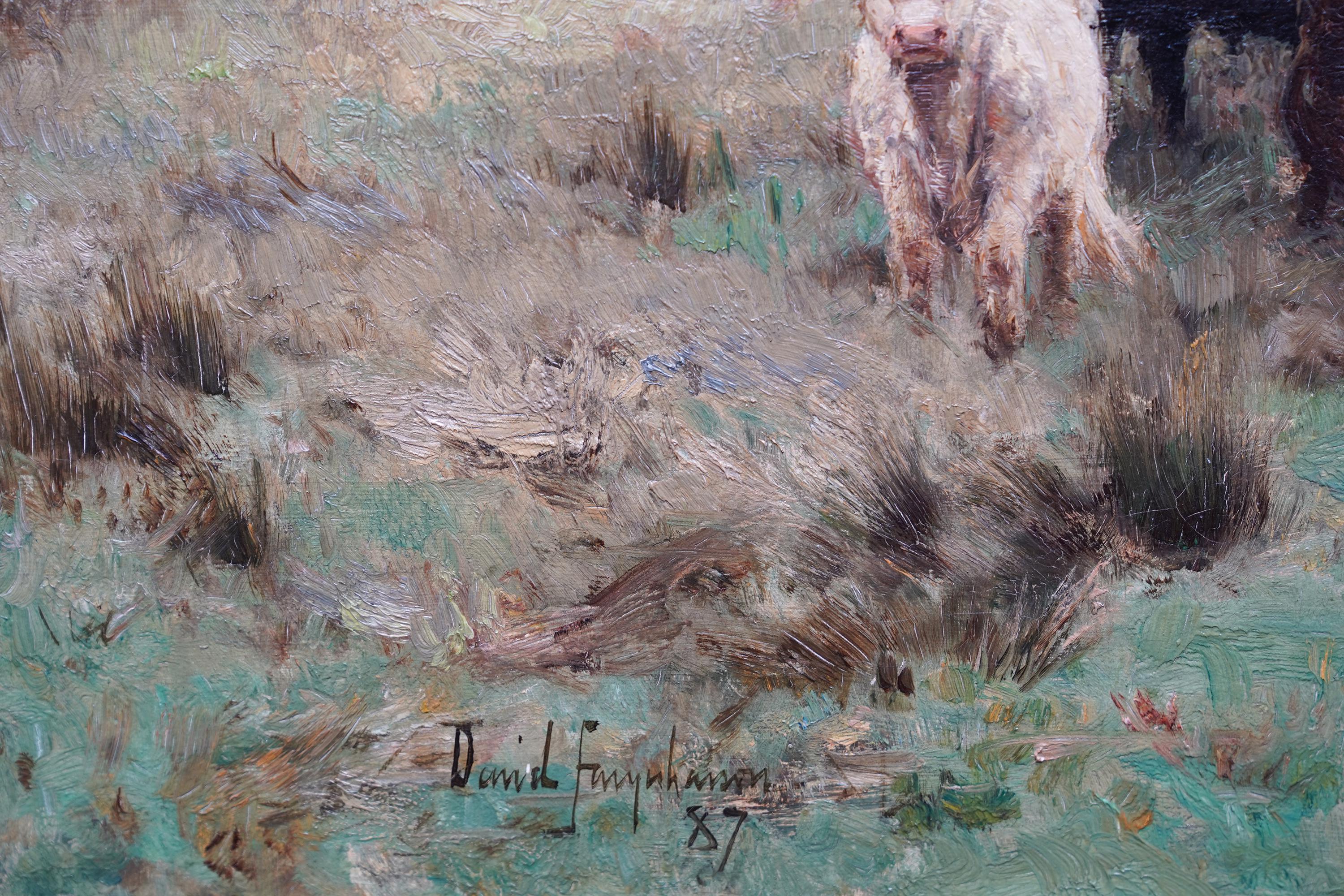 Mayday on the Annan – schottisches viktorianisches Kunstlandschaftsgemälde, Ölgemälde, Schottland im Angebot 6