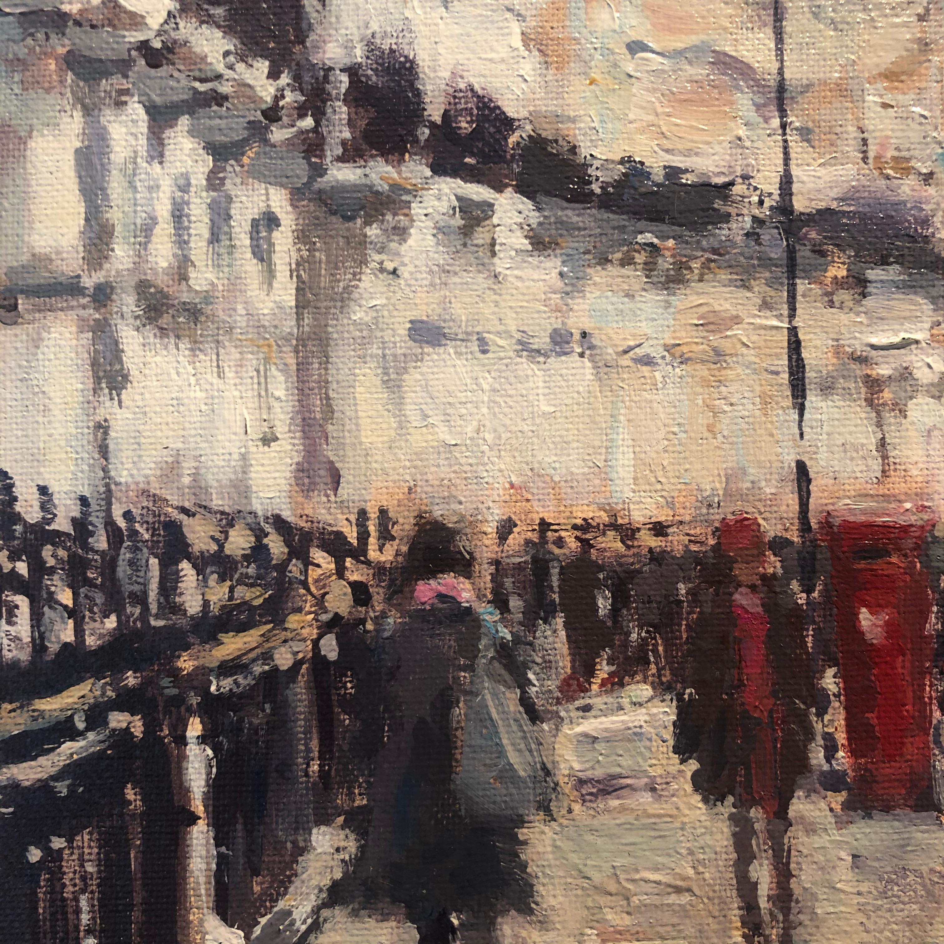 Oakley Street, Chelsea-original impressionism London painting-contemporary Art im Angebot 2
