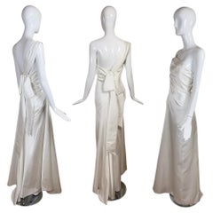 DAVID FIELDEN Vestido de novia blanco vintage