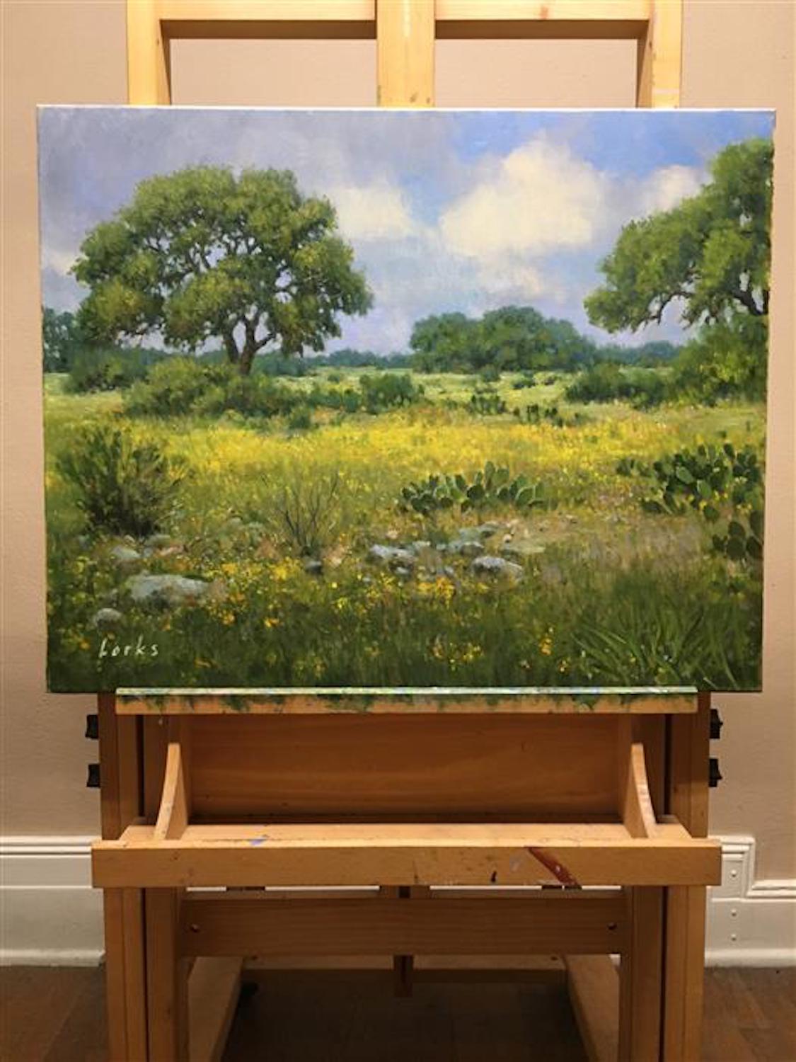 Iniziare a liberarsi - Painting Impressionismo astratto di David Forks