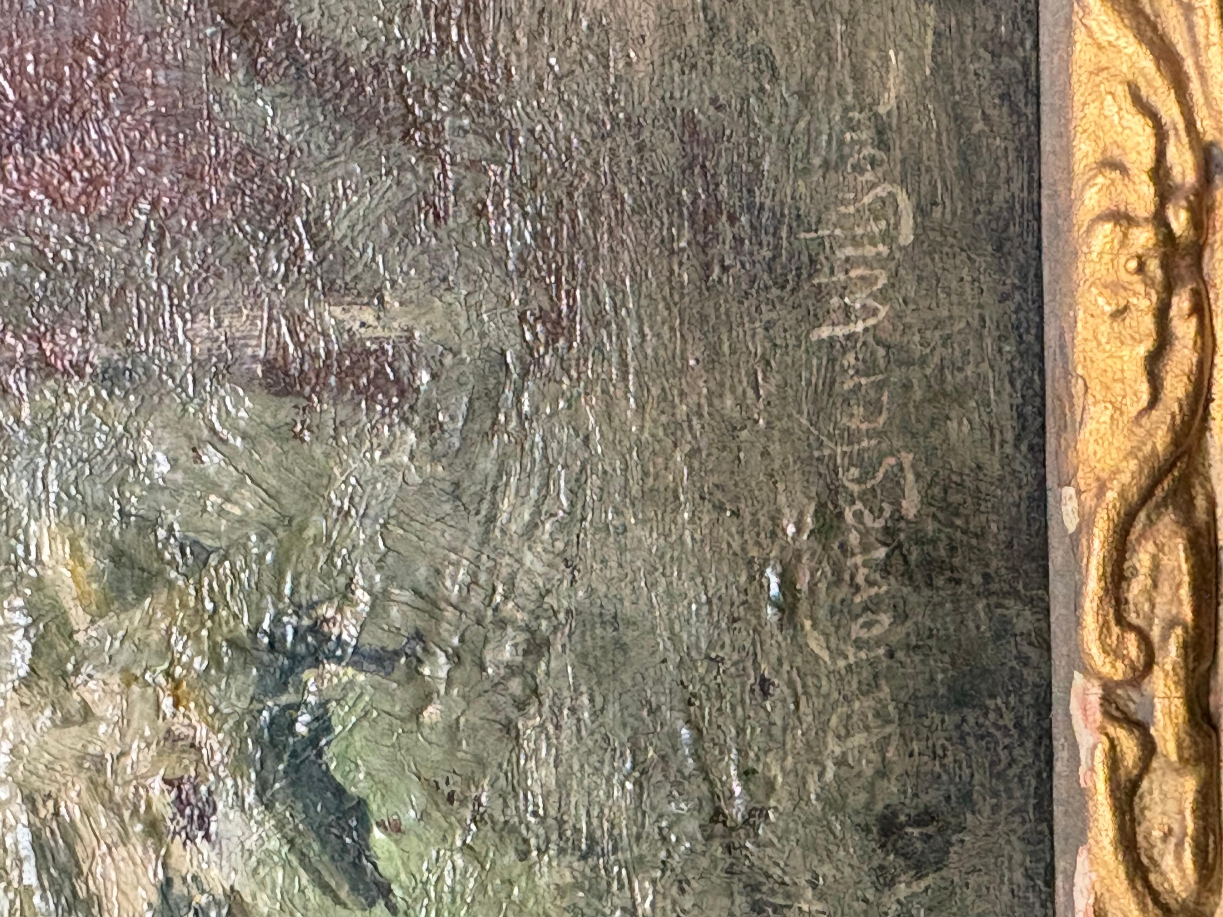 David Forrester Wilson (1873-1950) Original Ölgemälde auf Leinwand . In gutem Zustand misst 24x18.