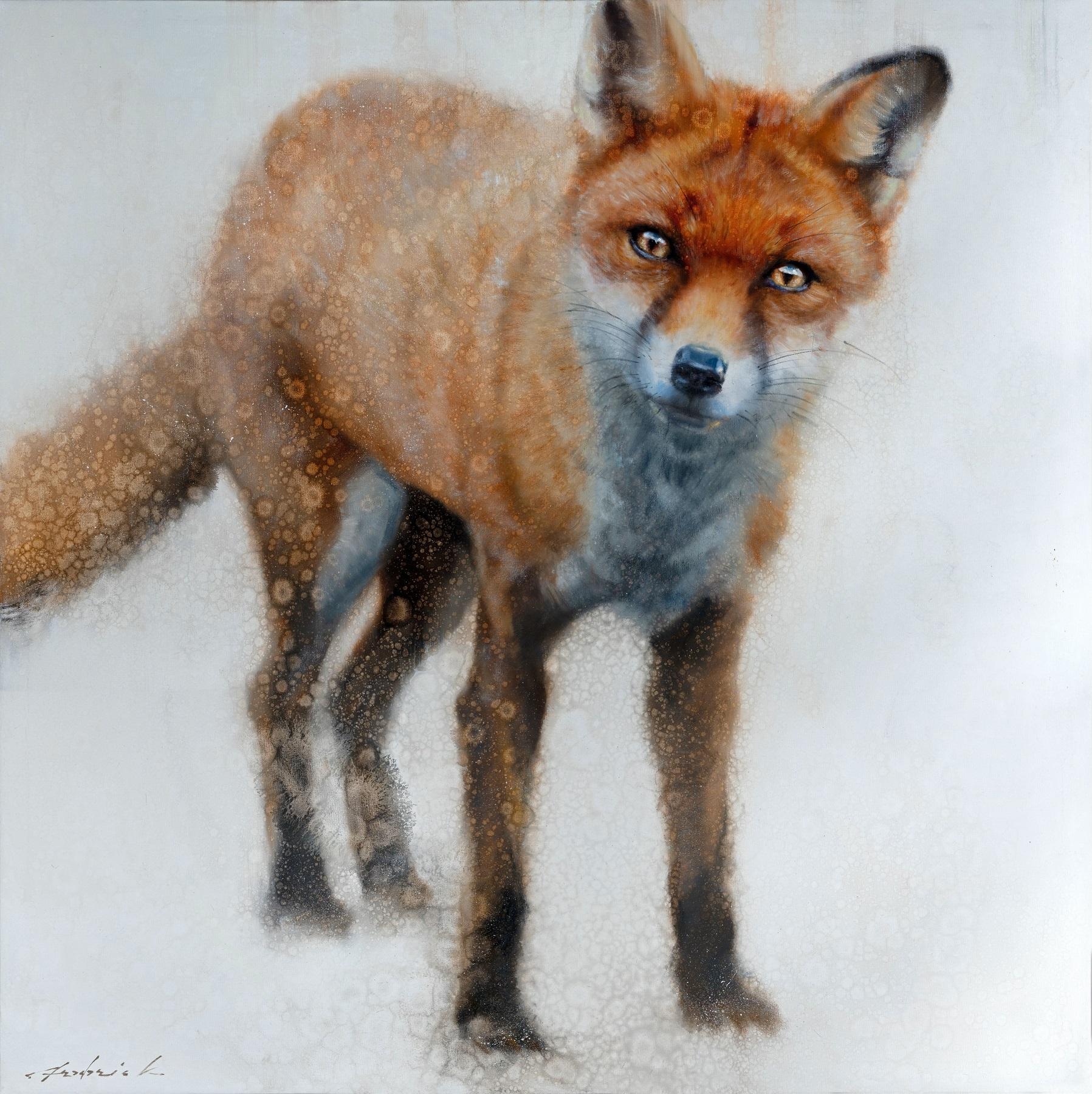 Enrapt - Realist Painting by David Frederick Riley