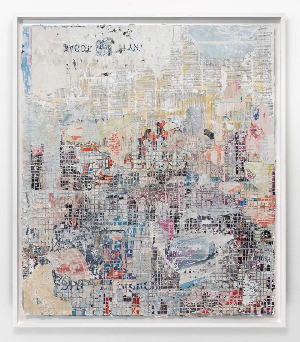 Magazine Paper Abstract Paintings - 64 For Sale at 1stDibs | abstract ...